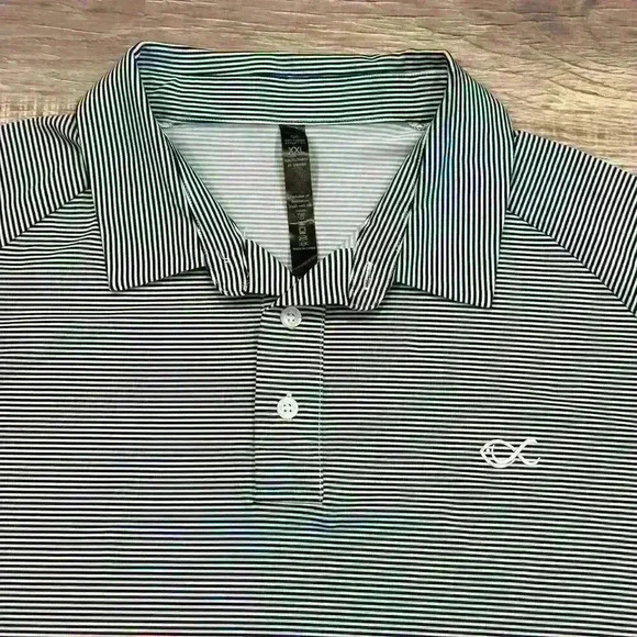 Southern Athletica Short Sleeve 1/4 Button Golf Performance Polo Shirt Mens XXL - Picture 3 of 13